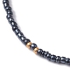 2шт 2 стиля ожерелье с подвеской в форме сердца из натурального жемчуга NJEW-MZ00024-5