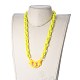 (venta de fábrica de fiestas de joyería) collares de cadena de cable de acrílico personalizados NJEW-JN02898-06-4