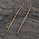 Real 18K Gold Plated Sterling Silver Flat Head Pins STER-H215-0.5x40mm-G-2