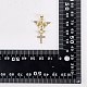 5 шт. Латунные подвески с микропаве ZIRC-SZ0003-21-8