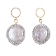 Natural Pearl Dangle Earring EJEW-JE03912-03-2
