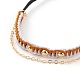 Bracelets de perles de nylon tressés réglables BJEW-JB05822-03-2