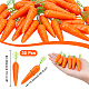 Mini espuma imitacion zanahorias DJEW-WH0038-32-2