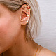 Biyun 9Pcs 9 Style Brass Cuff Earrings EJEW-BY0001-01-6