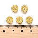 Латунные бусины разделители для поставки стразов RB-A014-L8mm-01G-NF-4