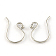 201 Stainless Steel Earring Hooks STAS-R063-33-1