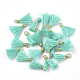 Polycotton(Polyester Cotton) Tassel Pendant Decorations X-FIND-S281-12-1
