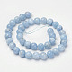 Chapelets de perles en jade de malaisie naturelle et teinte G-P234-01-6mm-2