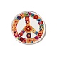 Fleur avec pendentifs en acrylique de paix OACR-B018-03-1
