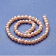 Brins de perles de culture d'eau douce naturelles PEAR-P060-22B-2