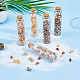 SUPERFINDINGS 5 Styles Natural Sea Shell Beads with Glass Bottle Ocean Beach Spiral Shells Decorations No Hole Miniature Shells for Vase Fille Beach Theme Party DIY Craft Wedding Decor SHEL-FH0001-23-5
