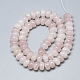Chapelets de perles en quartz rose naturel G-T122-02K-2