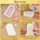Half Oval DIY Candle Food Grade Silicone Molds DIY-WH0302-23-2