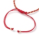 Fabrication de bracelet en cordon tressé en nylon réglable AJEW-JB00891-5