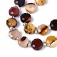 Природные mookaite бисер нитей G-B153-B19-3