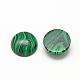 Synthetic Malachite Cabochons G-R416-6mm-38-2