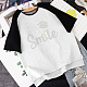 SUPERDANT Smile Rhinestone Letters Iron Hotfix Transfer Daisy Crystal Appliques Clothing Sticker Decorative Crystal Rhinestone Badges Patch for Clothes Bag Pants DIY-WH0303-103-3