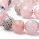 Chapelets de perles de fleur de cerisier en jaspe naturel X-G-Q462-120-6mm-3