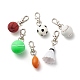 Resin & Plastic Sports Ball Pendant Decorations HJEW-JM00703-1
