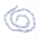 Brins de perles naturelles aigue-marine et kunzite G-F568-176-2