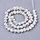 Hebras de perlas keshi de perlas barrocas naturales PEAR-S016-007-2
