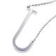 304 Stainless Steel Pendant Necklaces STAS-D162-12J-3