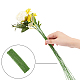 PandaHall 360pcs Light Green Floral Stem Wire Handmade Bouquet Stem Crafting Floral Wire AJEW-PH0017-80B-9