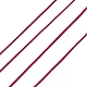 ナイロン糸100m  中国の結び目コード  ジュエリー作りのための  赤ミディアム紫  0.8mm  約109.36ヤード（100m）/ロール NWIR-XCP0001-13-3