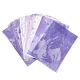 水の波紋スクラップブック紙パッド 60 枚  DIYアルバムスクラップブック用  背景紙  日記の装飾  紫色のメディア  126x80x0.1mm DIY-H164-01C-1