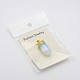 Opalite Pencil Pointed Pendants X-G-F0138-04G-1