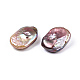 Perles de perles de keshi naturelles baroques PEAR-N020-K03-3
