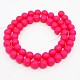 Round Shell Pearl Frosted Beads Strands BSHE-I002-8mm-10-2