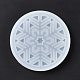 Moules en silicone de tapis de tasse de motif de flocon de neige de noël bricolage DIY-E055-17-4