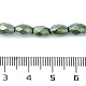 Brins de perles d'hématite synthétiques magnétiques fortes galvanisées G-P518-02H-4