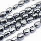 Non-magnetic Synthetic Hematite Beads Strands G-L488-B-15-1
