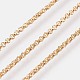 Long-Lasting Plated Brass Cable Chain Necklaces NJEW-K112-10G-NF-2