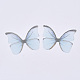 Zweifarbige Flügel aus Polyestergewebe basteln Dekoration X-FIND-S322-012C-01-2