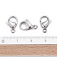 304 Stainless Steel Lobster Claw Clasps STAS-AB13-4