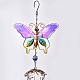 Butterfly Wind Chimes HJEW-WH0006-02-2