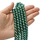 Eco-Friendly Dyed  Glass Pearl Round Bead Strands HY-A002-8mm-RB118-4