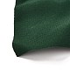 女の子のためのシフォン弾性ヘッドバンド  三角スカーフヘアアクセサリー  ソリッドカラー  濃い緑  278x245x2mm  内径：110mm OHAR-G011-04B-4