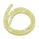 Natürliche Zitronen Jade Perlen Stränge G-F631-C19-2