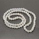 Round Electroplated Glass Beads Strands EGLA-F101-01D-3