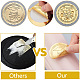 34 Sheets Self Adhesive Gold Foil Embossed Stickers DIY-WH0509-054-3