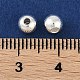 Пластиковые круглые бусины ccb&nbsp;ALUM-U001-08D-03-3