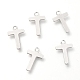201 Stainless Steel Charms STAS-C021-06P-T-1