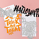 Halloween-Thema Kohlenstoffstahl Schneidwerkzeuge Schablonen DIY-WH0309-1187-3