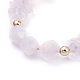 Bracelets de perles de pierres précieuses naturelles BJEW-JB05181-3