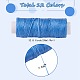 12 rollo de cordón de poliéster encerado de 12 colores YC-SZ0001-03A-2