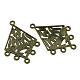 Tibetan Style Alloy Chandelier Components TIBE-Q054-12AB-NR-1